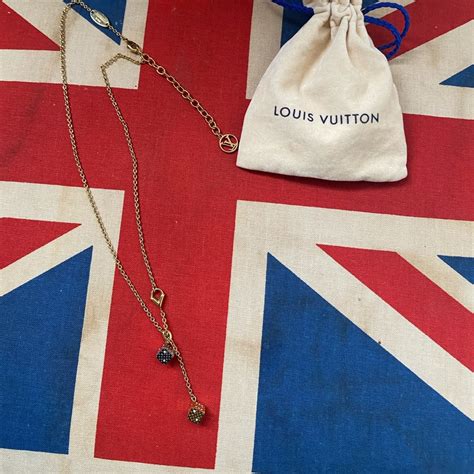 louis vuitton dice necklace|louis vuitton necklace clover.